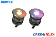 Ultra - Dunne Krachtige IP68 3W RGB LED Decking Lights / RGB LED Buitenverlichting