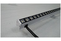 12Watt aluminium van de Lineaire LEIDENE de Lichte Wasmachines Inrichtingsmuur met het RGB Controleren van DMX