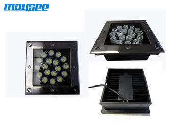 18w Outdoor DMX LED Underground Lights 85-265VAC, LED Underground Light Met vierkante fascia