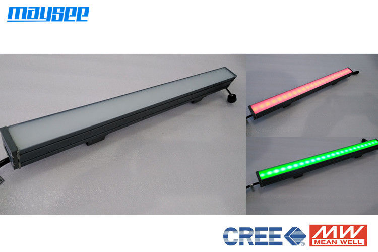 De openlucht de Bouw Decoratieve van het de Waslandschap van de Voorgevel RGB Geleide Muur Verlichting 24VDC