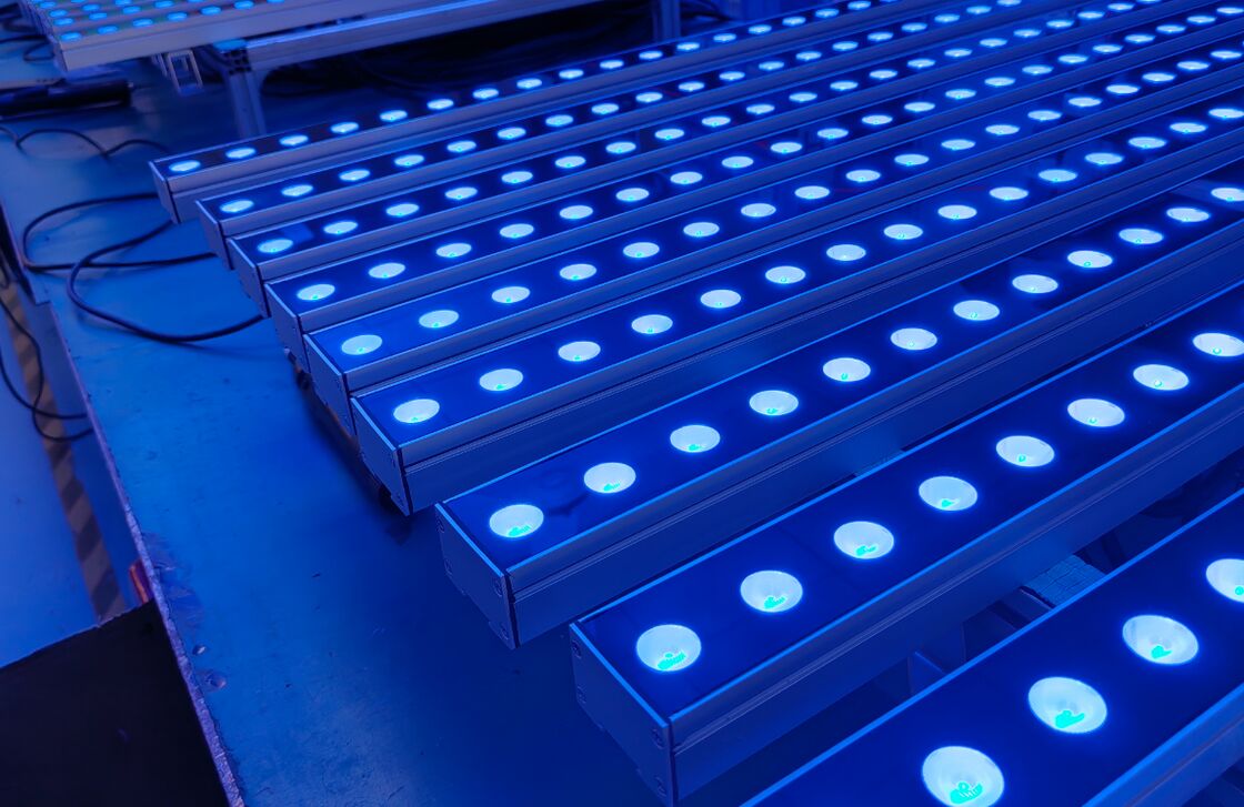 18-48W LED-wandwasserlampen met aan- of uitschakel- of DMX512-besturingsmodus Geschikt voor werktemperaturen van -10C tot 40C