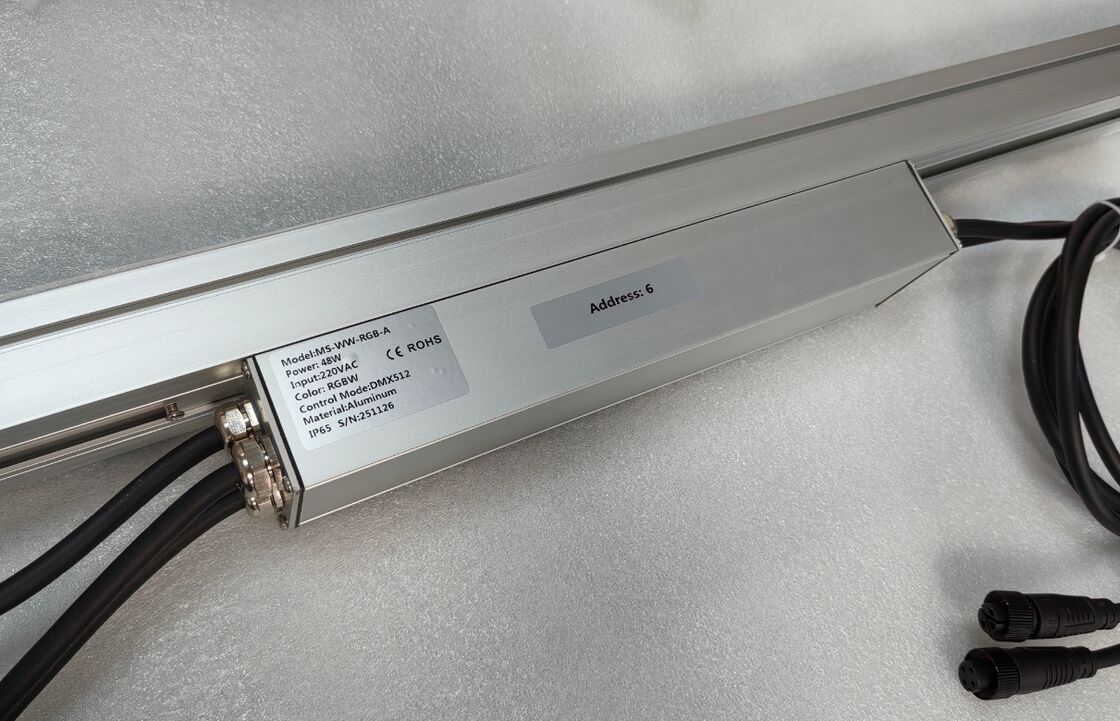 Aan/uit of DMX512-besturingsmodus Externe gevelverlichting met W-kleuren, perfect voor gevel- en tuinverlichtings toepassingen